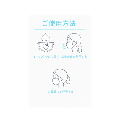 1枚入れるだけでマスクの中をずっと-1.5℃　「GOクールさま♥」